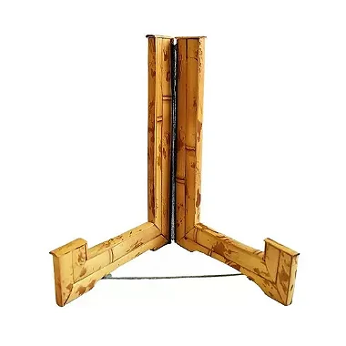 SUPORTE / PORTA PRATO PIRAMIDAL P - BAMBU NATURAL