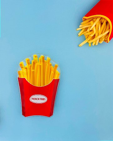 BOWL / PETISQUEIRA RETANGULAR DE VIDRO - BATATA FRITA (LINHA HAMBURGUER)