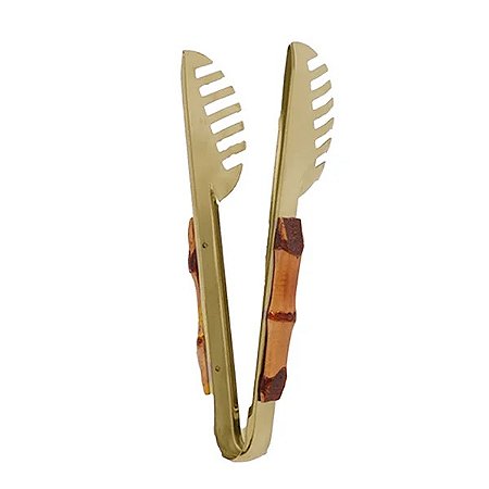 PEGADOR DOURADO DE MASSA E SALADA - BAMBU NATURAL
