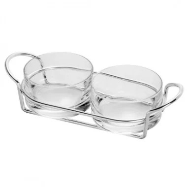 PETISQUEIRA DUPLA DE INOX ITALY