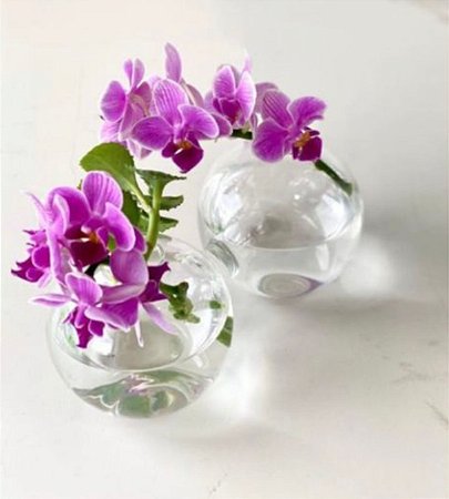 VASO DECORATIVO 2 BOLAS INTERLIGADAS - HELENA