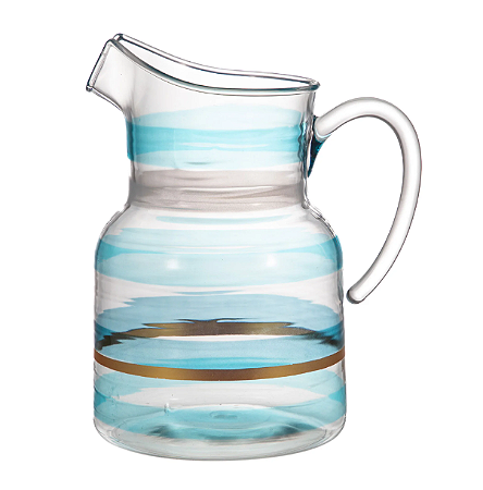 JARRA DE ACRÍLICO LISTRAS COLORIDAS