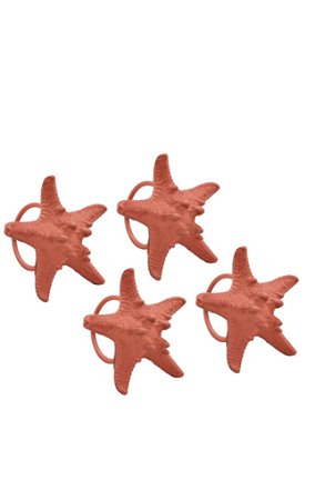 PORTA GUARDANAPO ESTRELA DO MAR VERMELHA (UNIDADE)