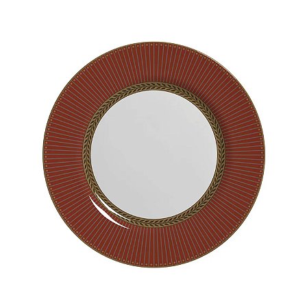 CONJ. 6 PRATOS RASOS CELEBRATE VERMELHO NATAL