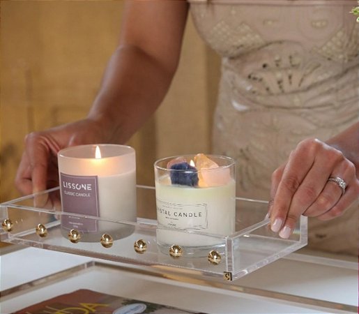 BANDEJA DE ACRÍLICO SCARLET LUMINOS