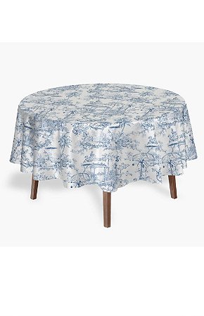 TOALHA DE MESA REDONDA TOILE TROPICAL