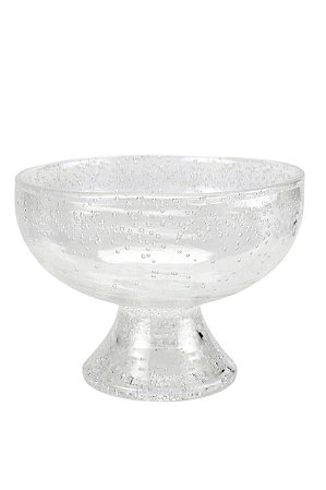 TAÇA DE SOBREMESA BOLHAS ACRÍLICO TRANSPARENTE