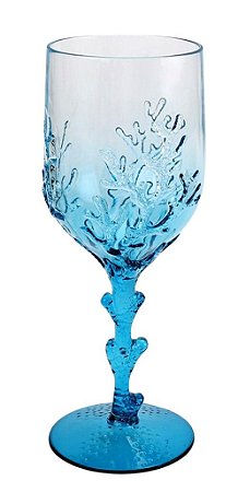TAÇA EM ACRÍLICO DEGRADÊ AZUL - CORAL