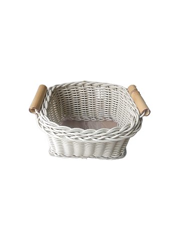 CESTA / GALHETEIRO TRANCOSO COM ALÇA BAMBU VIME CAMURÇA