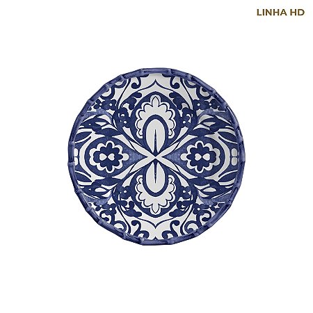 PRATO SOBREMESA DOLCE MARE AZULEJO PORTUGUES AZUL