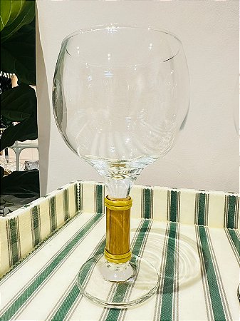 TAÇA DE BAMBU NATURAL - GIN