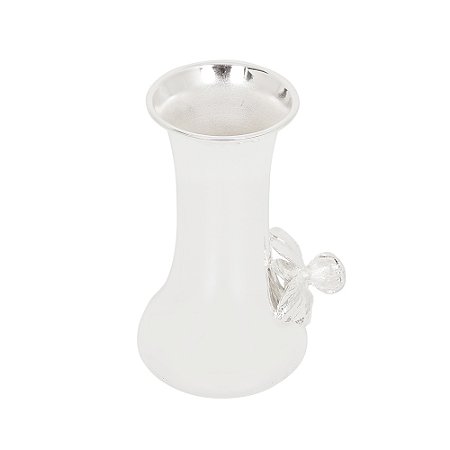 VASO EM PRATA COM ORQUÍDEA