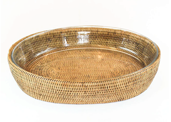 SUPORTE / TRAVESSA OVAL EM RATTAN MAYA - P