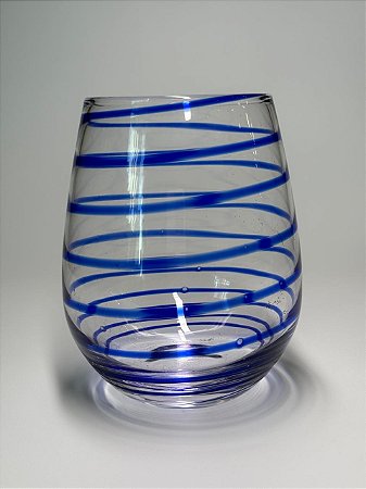 COPO BOJUDO ESPIRAL ROYAL AZUL
