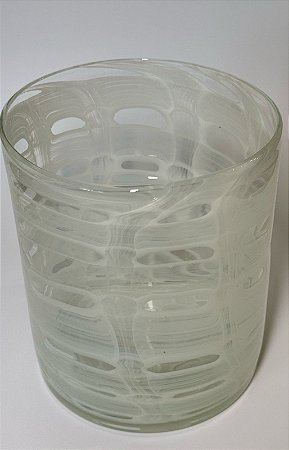 VASO SAINT AMOUR BRANCO CILINDRICO