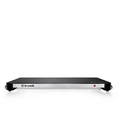 MESA TÉRMICA ELÉTRICA PISTA QUENTE VIDRO EM LED 127V LE COOK