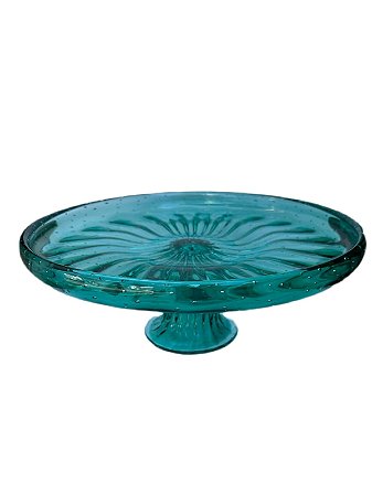 BOLEIRA MURANO RUSSELL M VERDE FOLHA