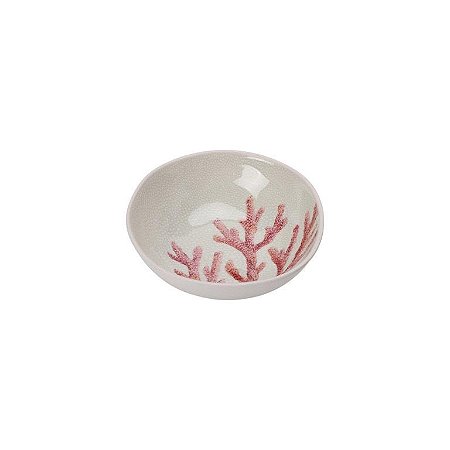 BOWL EM MELAMINA COM CORAL VERMELHO