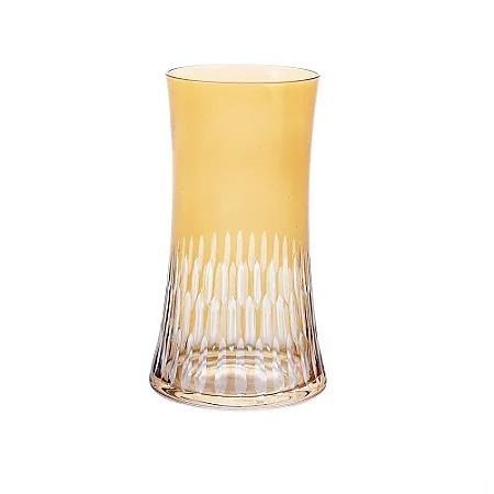 COPO EM VIDRO MARRAKECH ÂMBAR 400 ML