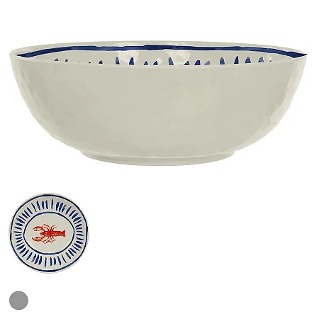 SALADEIRA MELAMINA 3000 ML OCEANO