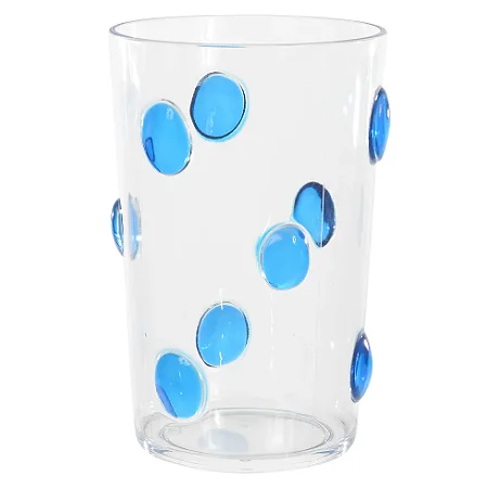 COPO ALTO EM ACRÍLICO BORA BORA AZUL - 650 ML