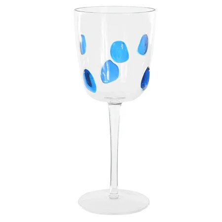 TAÇA EM ACRÍLICO BORA BORA AZUL - 440 ML