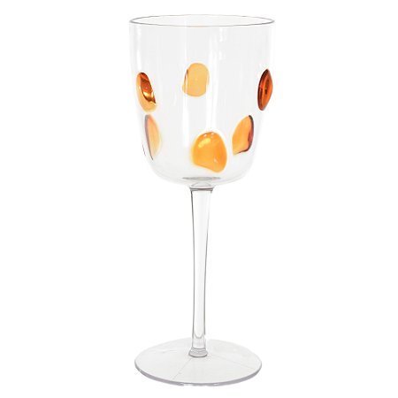 TAÇA EM ACRÍLICO BORA BORA ÂMBAR - 440 ML