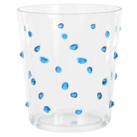 COPO EM ACRÍLICO MALDIVAS AZUL - 440 ML