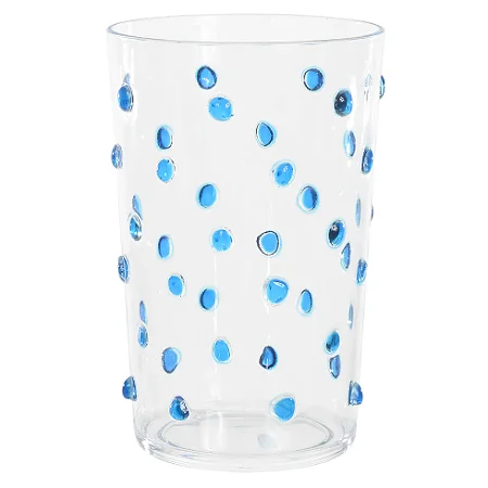 COPO ALTO EM ACRÍLICO MALDIVAS AZUL - 650 ML