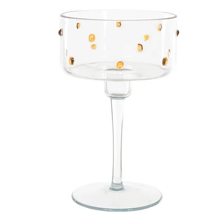 TAÇA EM ACRÍLICO MALDIVAS ÂMBAR - 370 ML