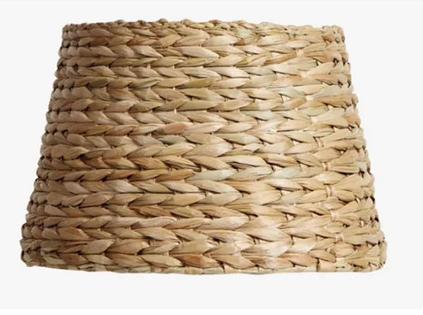 CÚPULA PARA ABAJUR PALHA TABOA CÔNICA