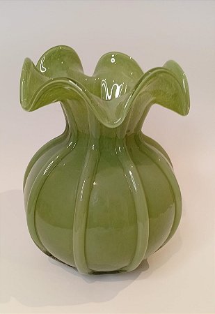 VASO DECORATIVO MILANO VERDE CELADON - G