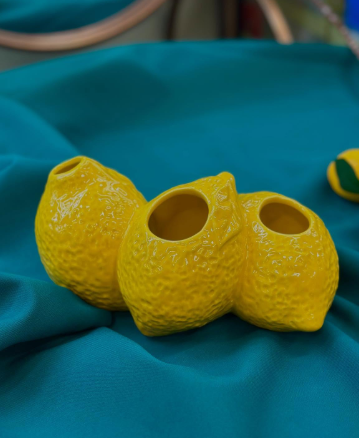 VASO HORIZONTAL EM CERÂMICA LIMONCELLO