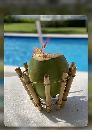 PORTA COCO - BAMBU (UNIDADE)