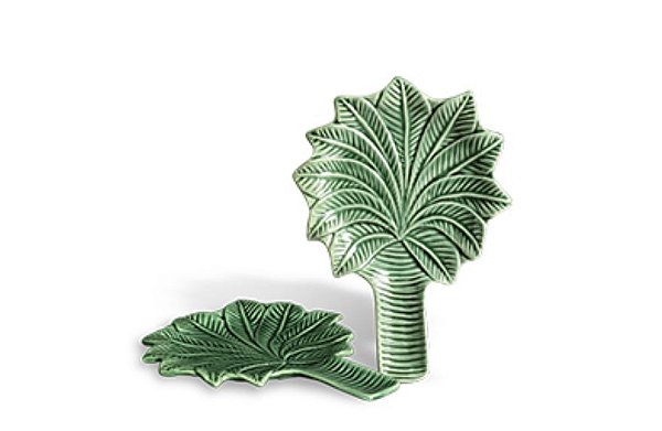PRATO DE PÃO COQUEIRO PALM BECH VERDE - LALA