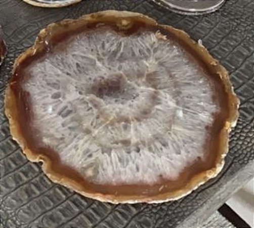 CHAPA EM ÁGATA NATURAL