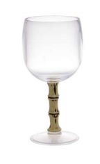 CJ DE 6 TAÇAS DE ACRÍLICO PALM COM BAMBU - 600ML