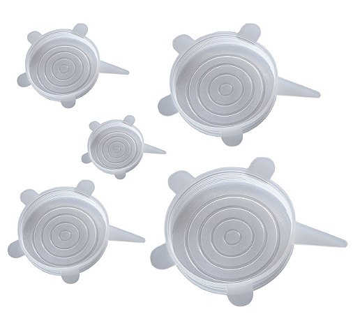 KIT C/ 5 TAMPAS HERMETIC SILICONE