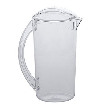 JARRA DE ACRÍLICO COM TAMPA 2LTS - CRISTAL