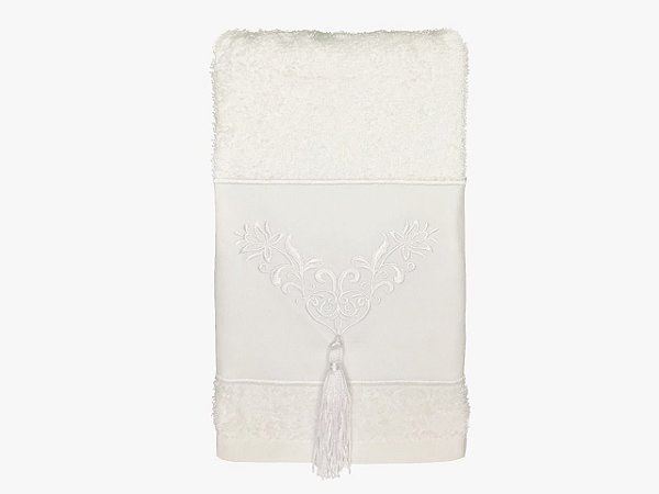 TOALHA BORDADA PARA LAVABO - CORE BRANCO