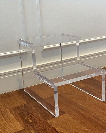 ESCADA ACRÍLICO 2 DEGRAUS