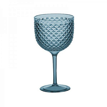 TAÇA PARA GIN DE ACRÍLICO AZUL  - 600ML (UNIDADE)