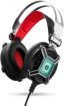 Headset Gamer Fone De Ouvido Com Led Mh9