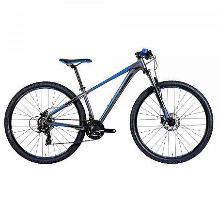 Bicicleta GROOVE Hype 30 21v Hidráulico Grafite/Azul/Preto Fosco