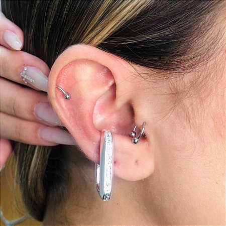 Piercing Pressão COM MICROZIRCÔNIAS
