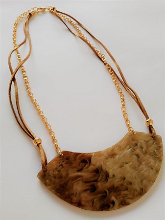 Colar Duo Dourado