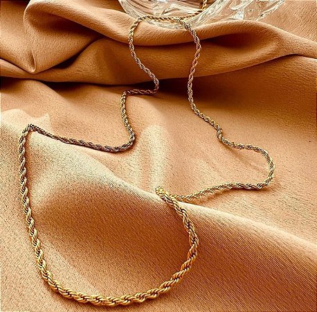 Colar Baiano - Banhado Ouro 18k - Antialérgico