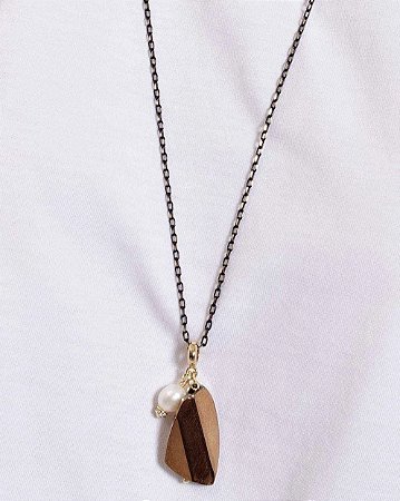 COLAR FEMININO PENDANT CHIC STONE