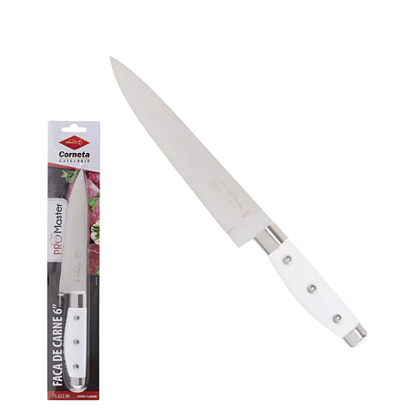 Faca Carne Cozinha 6pol Pro Master Corneta
