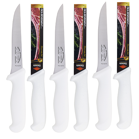 Faca Desossa Reta Profissional Açougue 6pol/15cm - 6 pçs (15% off)